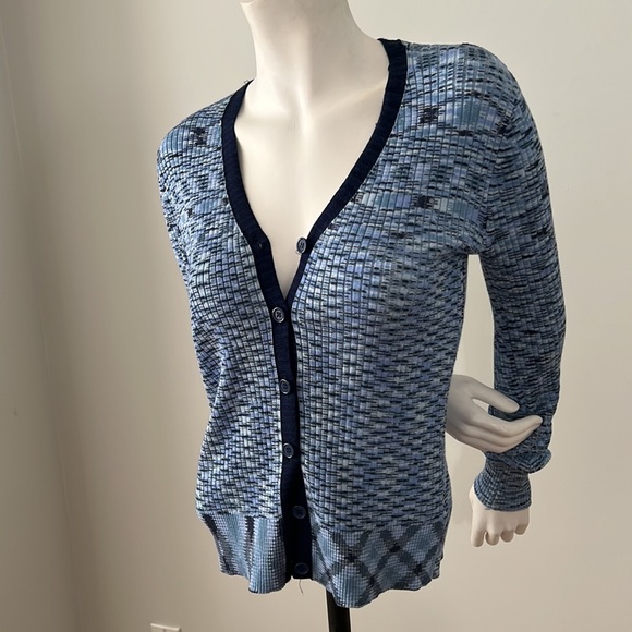 Blue mix cardigan - Picture 2 of 3